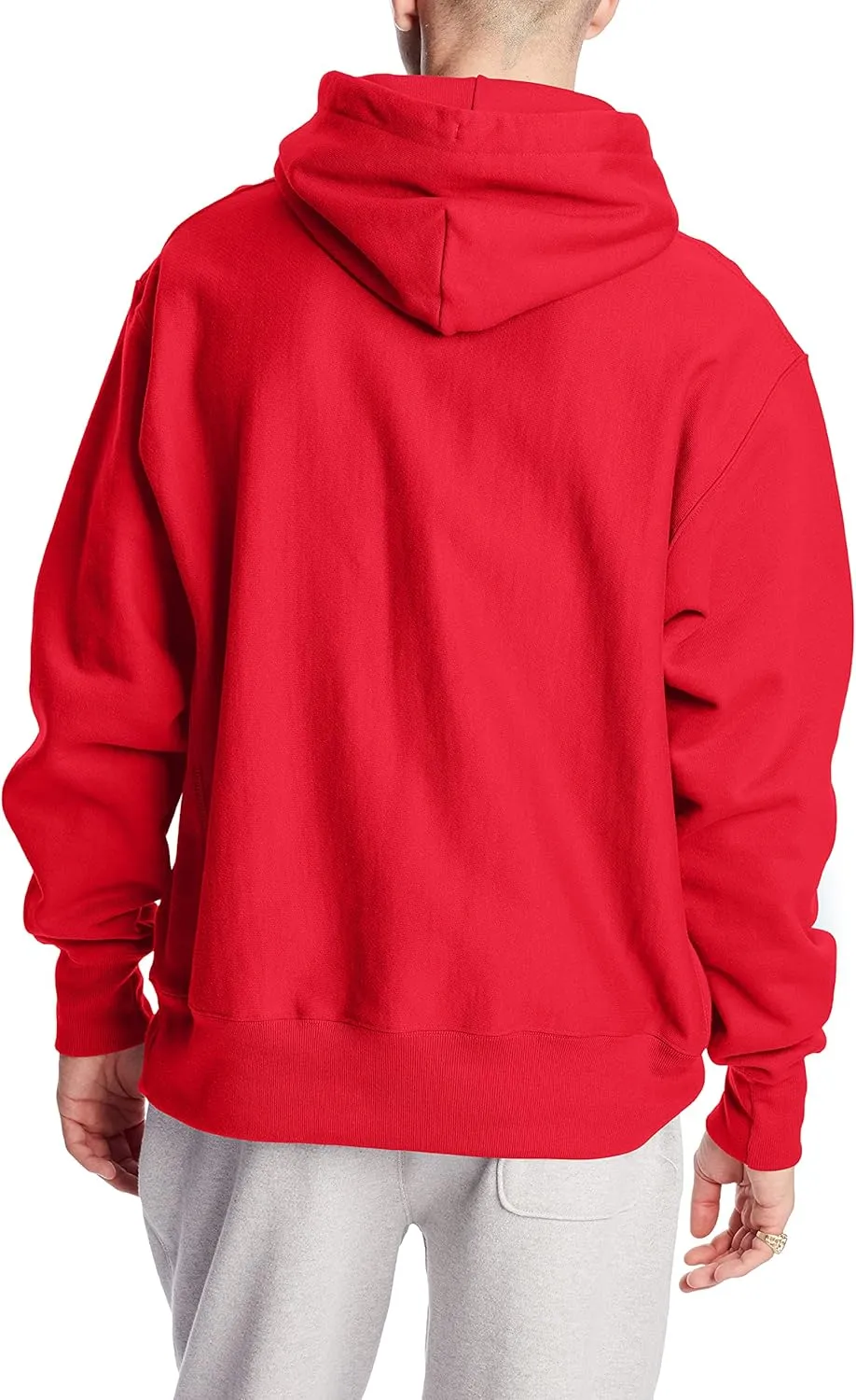 Champion Men's Hoodie, Reverse Weave, Fleece Comfortable Pullover Sweatshirt For Men