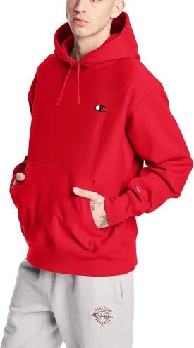 Champion Men's Hoodie, Reverse Weave, Fleece Comfortable Pullover Sweatshirt For Men