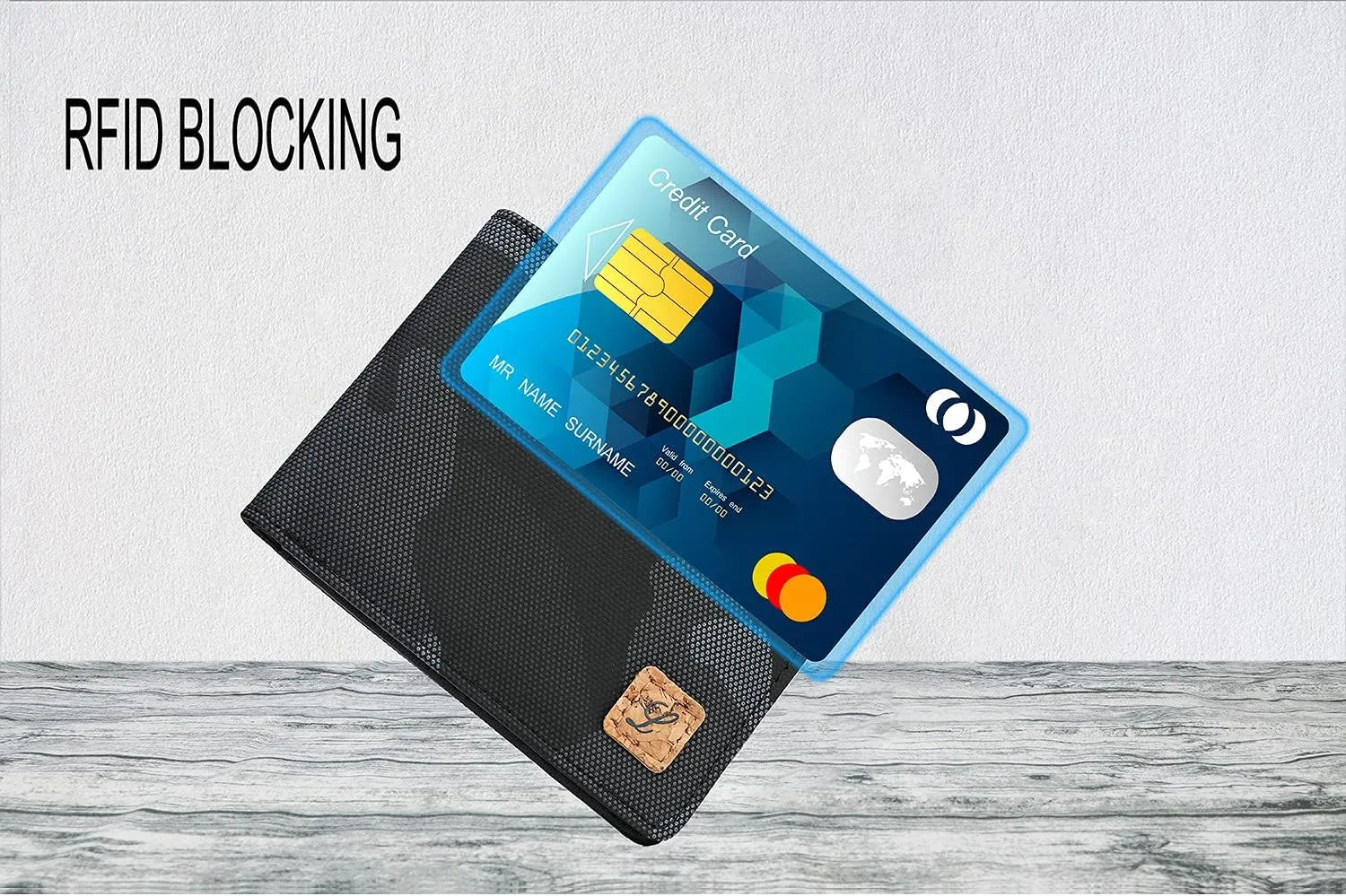 Lanyani RFID Wallets Bifold Simple