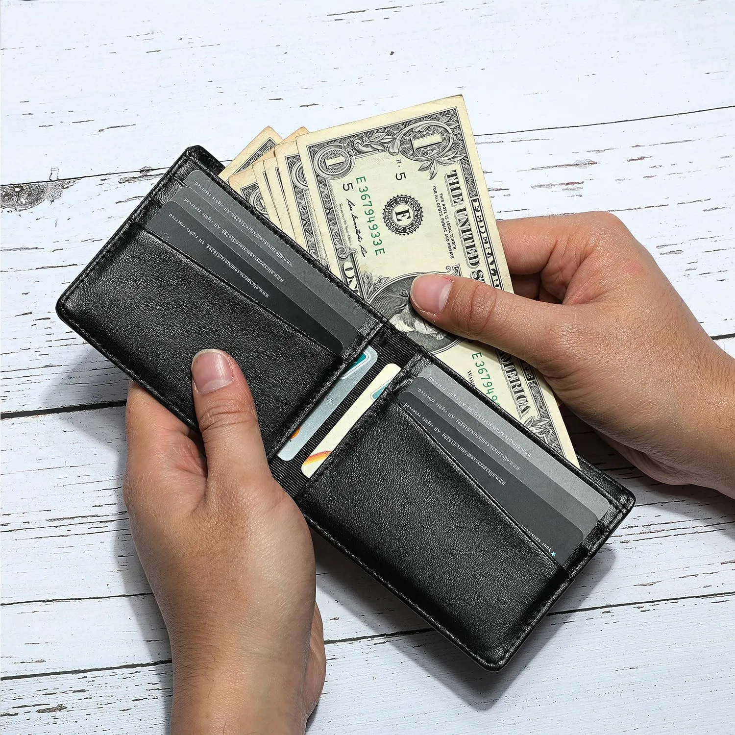 Lanyani RFID Wallets Bifold Simple