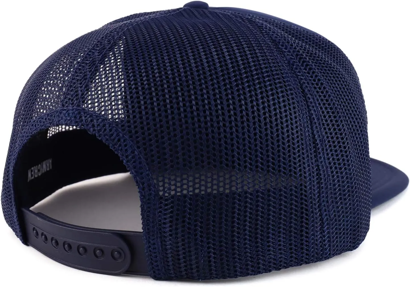 Oversized XXL 5 Panel Flat Bill Foam Trucker Mesh Back Baseball Cap