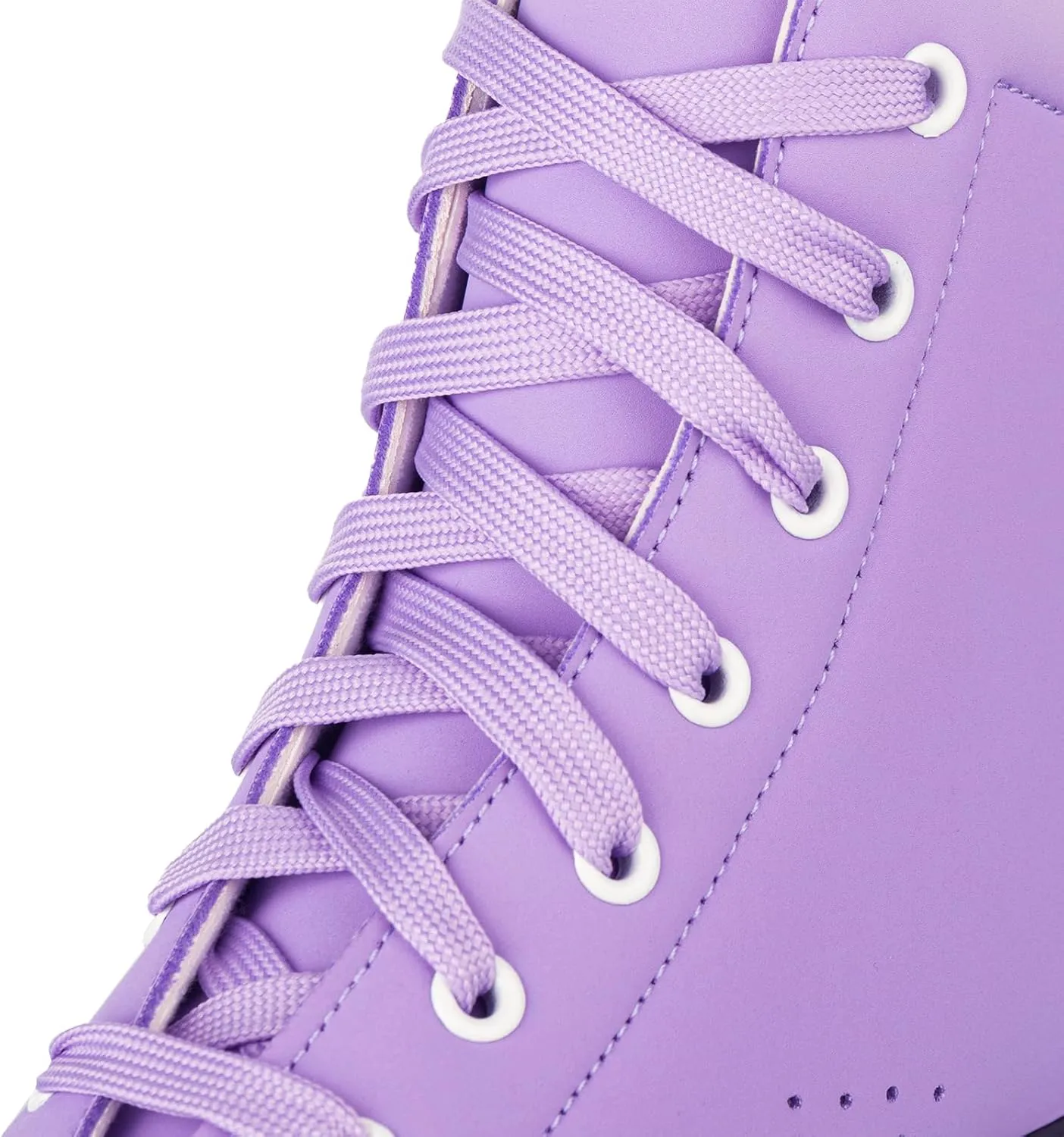 YYW Roller Skates for Women Girls High Top Shoes Men Double Row Shiny Four Wheel Unisex PU Roller Derby Skates for Kid Beginner Indoor Outdoor